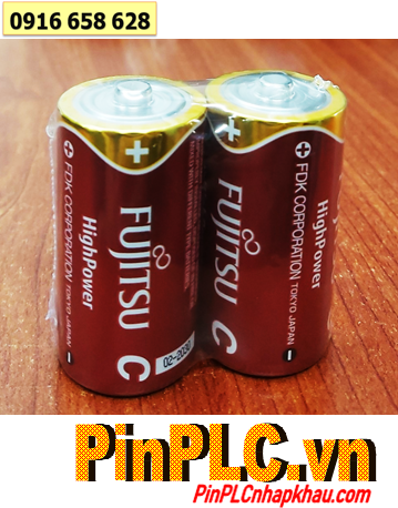 Pin Fujitsu LR20F(2S) _Pin đại D 1.5v Alkaline HIGH POWER Fujitsu LR20F(2S) Vỉ 2viên